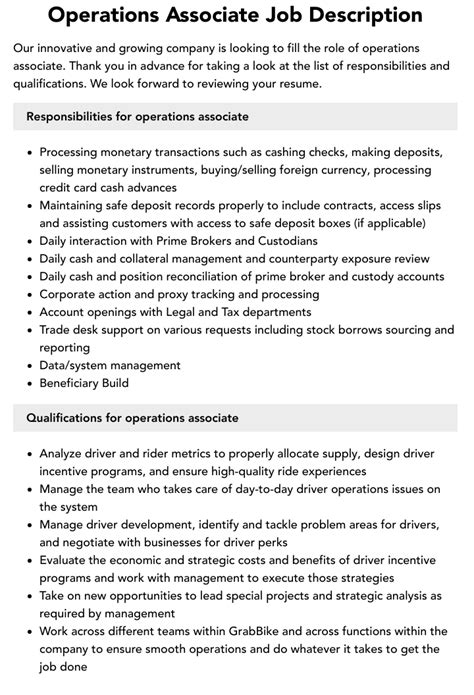 louis vuitton operations associate job description|Operations Associate .